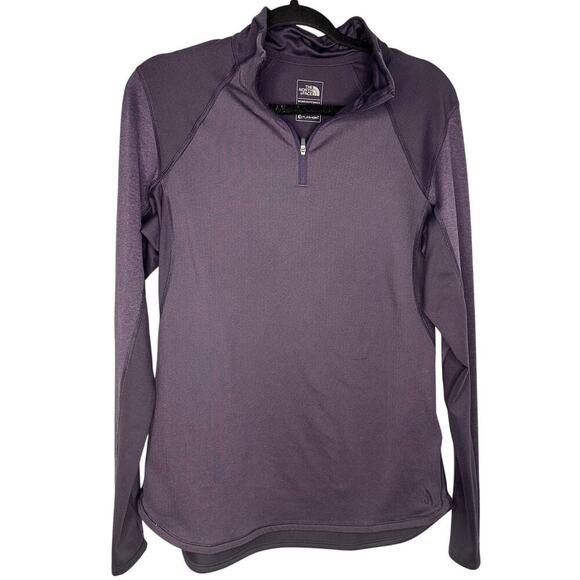 The North Face Quarter Zip Flash Dry Women's Size Large Purple Athleisure Active - Picture 1 of 8